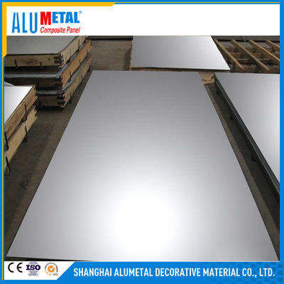 Aluminium Acp Tidak Mudah Terbakar Exterior Cladding T8 LDP Core Decoration 300mm 5083