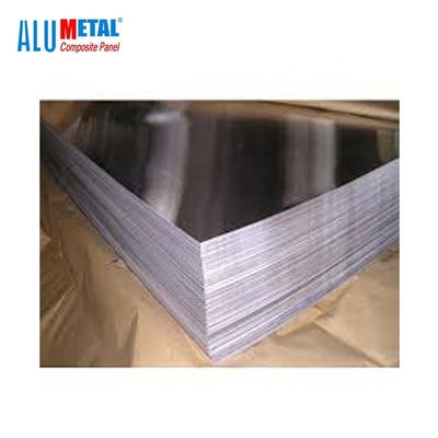 1220x2440mm Diprofilkan Aluminium Cladding Sheet 4mm Tahan Cuaca Unbreakable Core AA3003