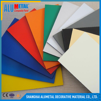 3mm Dicetak PVDF Aluminium Composite Panel AA1100 Daur Ulang