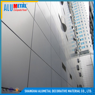 FEVE Finished Acp Aluminium Sheet 4mm Untuk Bahan Bangunan