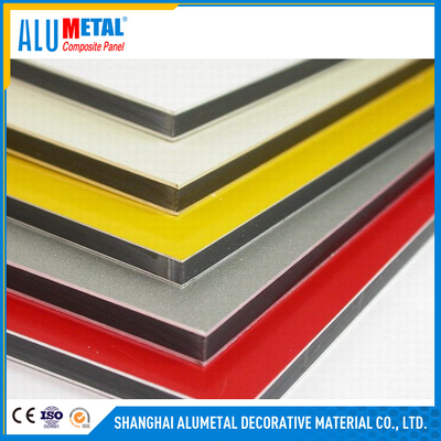 Lembaran Komposit Aluminium PE Antibakteri 1220mm Untuk Signage
