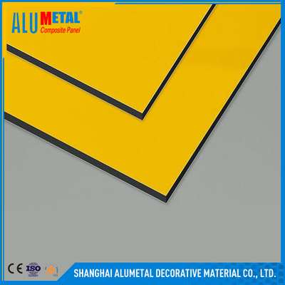 Bangunan 6mm Aluminium Composite Panel Cetakan Bukti CE ISO9001