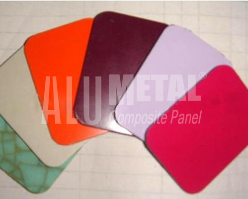 Dibond PE Coating Aluminium Composite Panel Gedung Apartemen Lembar Panel ACP