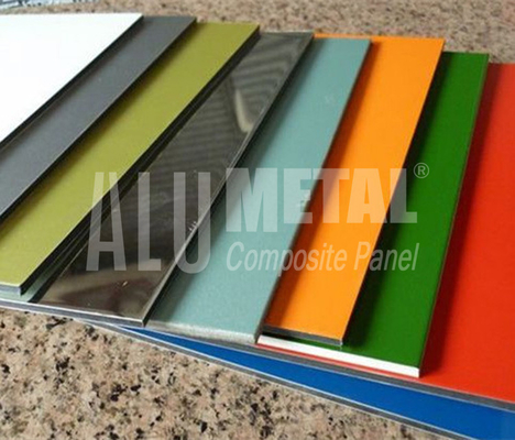 Papan Tanda Periklanan Inti PE yang tidak dapat dipecahkan Signage Aluminium Plastic Composite Panel