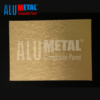 Panel Cladding Komposit Aluminium Tahan Lama Tahan Api Untuk Dekorasi Fasad