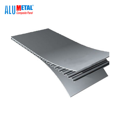 8mm Aluminium Corrugated Roofing Sheets Panel Komposit Aluminium 3D Tahan Lama