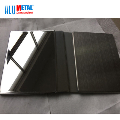 1000mm Panel Komposit Logam Anti Bakteri Untuk Dinding Fasad
