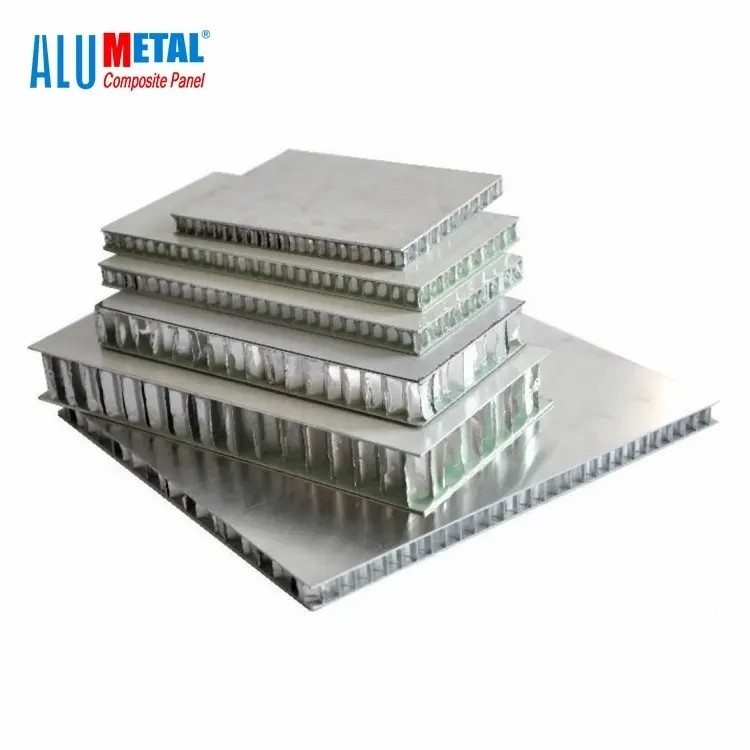 15mm 25mm 10mm PVDF Aluminium Honeycomb Core Sandwich Panel Untuk Aerospace