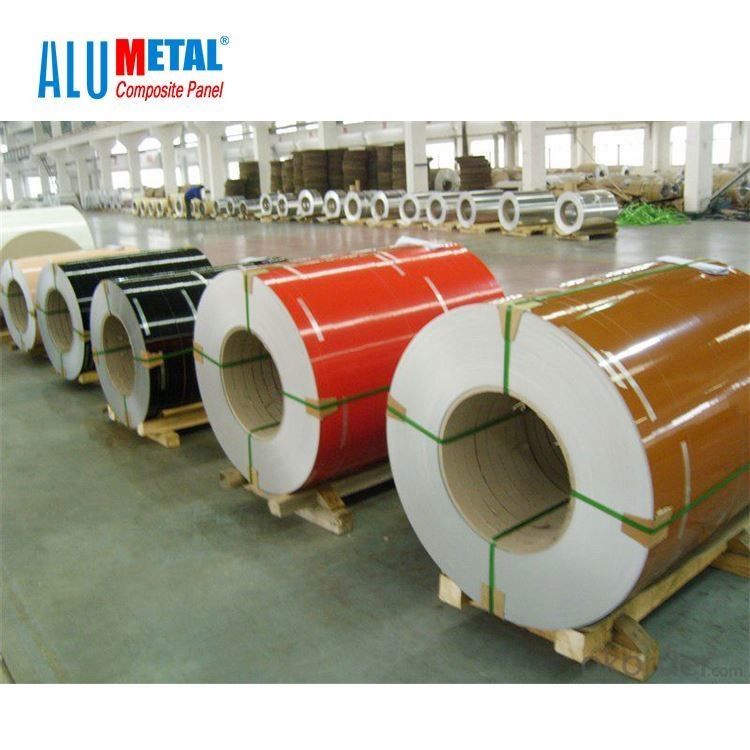 Paduan 3003 6mm Dekoratif Dilapisi Aluminium Coil Sheet Panel 1220mm X 2440 Mm H26