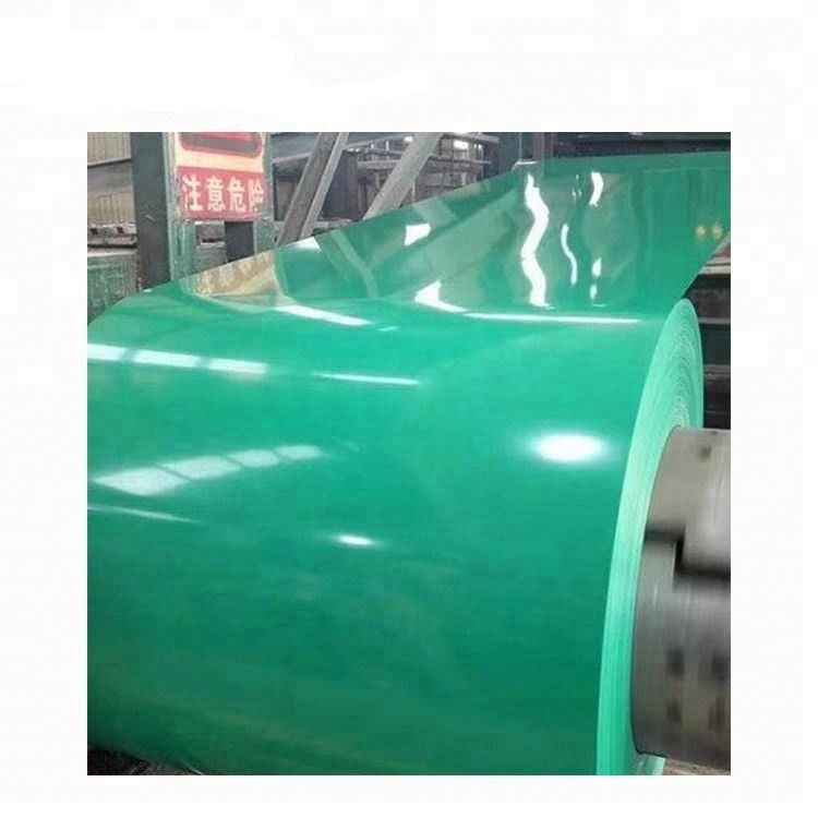 Berwarna 8011 2500MM Coated Aluminium Coil PVC Coated Aluminium Trim Coil 0,06MM